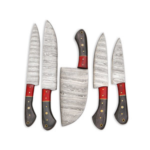 Juego de Cuchillos de Cocina Profesionales de Acero de Damasco con Diseño Elegante y Uso Duradero - Product Image 1