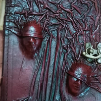 Carnet en cuir pur fait main avec décorations artisanales, journal artisanal, fournisseur en gros, fabricant en Inde