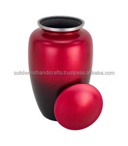 Urnas decorativas de latón para adultos, urnas hechas a mano para entierro de hombres y mujeres. - Product Image 1