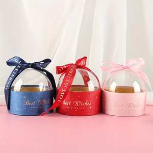 Colorful Acrylic Dome Gift <b>Box</b> Elegant <b>Display</b> Container for Presents and Decorative Items - Product Image 1