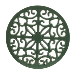 Green Finished Round Shape Aluminum <b>Trivet</b> Metal <b>Trivet</b> Unique Design Aluminium <b>Trivet</b> Use in Home Hotel Restaurant - Product Image 1