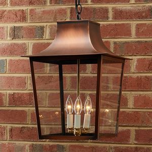 <b>Copper</b> <b>Lanterns</b> with Rectangle Shape Traditional Design Metal Crafted Handmade <b>Lanterns</b> For Decoration Uses - Product Image 1