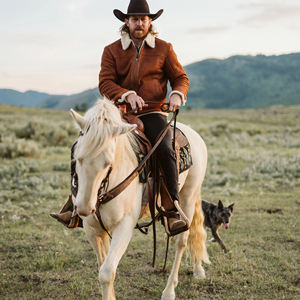 Veste en cuir Shearling pour homme, style unique, matériau confortable et lourd, imperméable, respirante, antibactérienne, hiver, sur mesure - Product Image 6