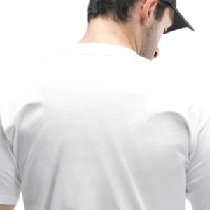 Camiseta Blanca de Cuello Redondo para Hombre, Manga Corta, Lisa, Informal, Básica, Cómoda, Prenda Lisa de Fábrica, Tela Suave, Ropa Personalizada - Product Image 4