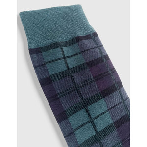 Modern Highland Blue Turquoise Tartan <b>Socks</b> Design Scottish Highland Kilt Comfortable <b>Socks</b> Bulk Supply Unisex - Product Image 2