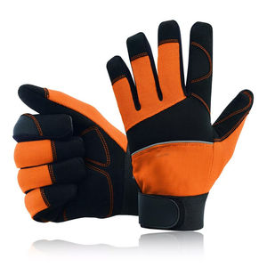 Guantes de Mecánico de Cuero de Primera Calidad con Buen Agarre, Diseño Acolchado Suave, Función Táctil, Protección de Seguridad Sin Látex - Product Image 3