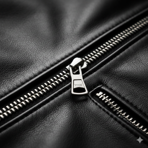 Chaqueta de Cuero Negra de Piel de Cordero Auténtica de Primera Calidad para Hombre, Chaqueta de Motociclista Ajustada, Ropa de Invierno Informal con Múltiples Bolsillos - Product Image 3