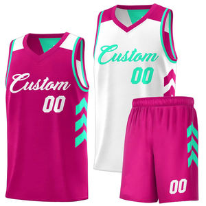 เสื้อบาสเก็ตบอลคอกลมแบบสั่งทำพิเศษ แขนกุด พิมพ์ลายแบบ Sublimation ชุดทีมกีฬา น้ำหนักเบา ชุดกีฬาประสิทธิภาพสูง - Product Image 1