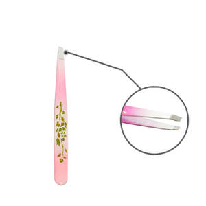 Pinzas para Cejas de Acero Inoxidable Reutilizables de Alta Calidad Profesional con Punta Inclinada ANAAIF - Product Image 3