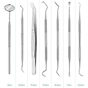 Premium Quality 5 in 1 Dental Implant Examination <b>Tools</b> Stainless Steel Manual Instrument Kit by SUBJECT OF SIRGICAL - Product Image 3