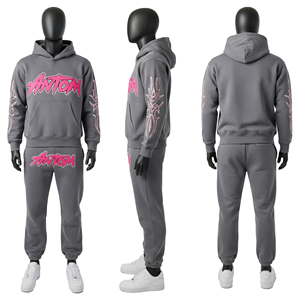 Chándal Deportivo con Capucha para Hombre, 100% Algodón Grueso, para Invierno - Product Image 1