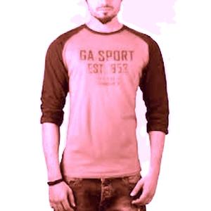 Camiseta con Logo personalizado para hombre, camisa de manga larga Lisa 100% de algodón, de Daisyapparel, India - Product Image 1