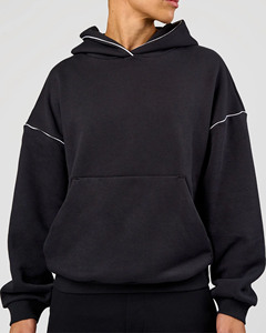 Minimal Black Streetwear Hoodie Alternative names: * Premium Oversized <b>Pullover</b> Hoodie * Essential Heavyweight Hoodie * Urban - Product Image 5