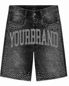 Camiseta con hombros caídos y pantalones cortos, conjunto de camiseta y pantalones cortos de verano, conjunto de 2 piezas de algodón, ropa de calle a la moda para hombre - Product Image 5