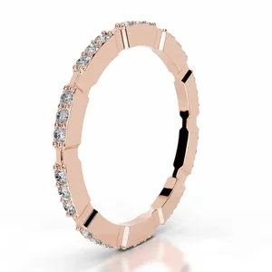 Anillo de Boda Velmora con Diamante Cultivado en Laboratorio, Certificado IGI - Product Image 1