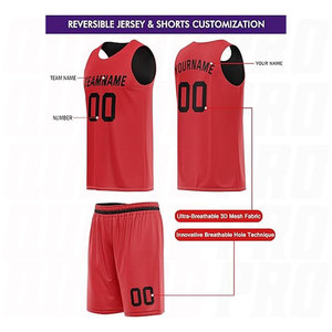 OEM Custom Basketball Jersey Set Men's Breathable Quick Dry Basketball Uniform Shirts Shorts Team Wear Manufacturer - Product Image 1
