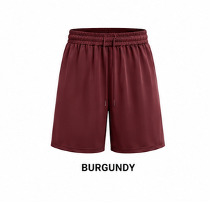 Shorts de sport pour homme, couleur unie, séchage rapide, taille élastique, cordon de serrage, décontractés, pour la gym et l'entraînement, blanc, noir, gris - Product Image 5