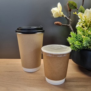 Gobelets en papier kraft personnalisés avec couvercles, 4oz, 8oz, 12oz, 16oz, pour boissons chaudes, café, impression personnalisée, à paroi simple, jetables, vente chaude - Product Image 6