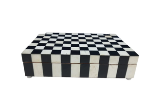 Best Artisan Handmade Crafted Bone Inlay Jewellery <b>Box</b> Wooden <b>Keepsake</b> Organizer with Elegant Floral Inlay Design at low prices - Product Image 2