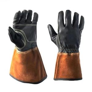 Gants de soudage TIG en cuir de chèvre, gants à l'argon en cuir de chèvre - Product Image 1