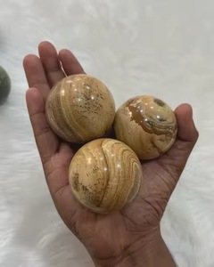 Nouvelle Arrivée : Sphère de Cristal de Jaspe Sculptée, Pierre Naturelle Polie, Boules de Pierres Précieuses pour la Guérison, Artisanat en Pierres Semi-Précieuses pour la Maison - Product Image 3