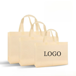 Sac de courses noir non tissé réutilisable, sac fourre-tout personnalisé avec logo, sac d'emballage pour épicerie, sac écologique réutilisable - Product Image 3