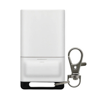 Télécommande universelle RF sans fil à 2 canaux, 5 boutons, à code d'apprentissage, alimentée par piles AAA, portée 50-100M pour garage