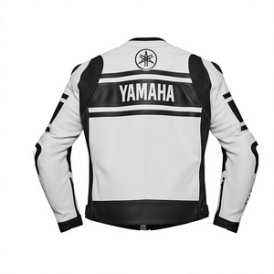 Chaqueta de Motociclismo Unisex Ramaha Petronas de Cuero Vacuno Genuino, Impermeable, de Secado Rápido, con Protección de Nivel 2 CE, para Carreras en Pista - Product Image 2