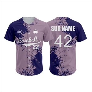 2026 Trending Custom <b>Baseball</b> <b>Jersey</b> Manufacturer OEM Sublimated Team Uniform <b>Bulk</b> Wholesale Supplier - Product Image 1