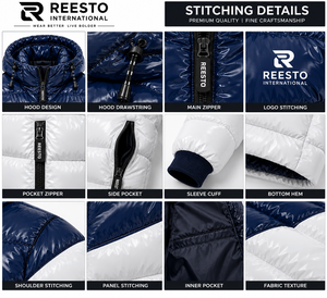 Veste matelassée personnalisée pour homme avec logo OEM, haute qualité, sans manches, avec capuche, veste matelassée d'hiver personnalisée pour homme - Product Image 5