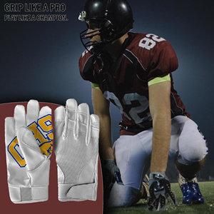 Gants de football confortables et doux, gants de football américain, design d'équipe personnalisé 2026 - Product Image 5