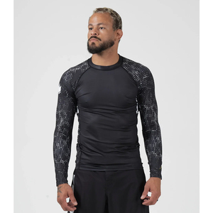 Camiseta de Protección Solar Personalizada para Hombre, Transpirable, de Secado Rápido, Manga Larga, con Logotipo Personalizado en la Parte Delantera, Servicio OEM, para Natación - Product Image 4