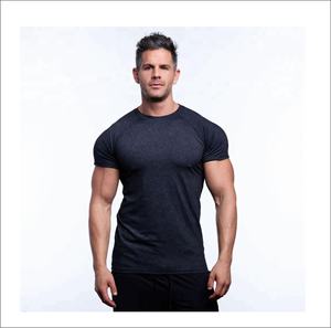 Coloré uni pas cher prix haute qualité T-shirts hommes à manches courtes microfibre t-shirt ensembles courts fabriqués avec du tissu de coton - Product Image 2