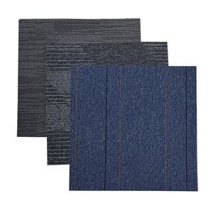 Dalles de moquette commerciales 50 x 50 cm en PP et nylon, dalles de moquette personnalisées <span class=keywords><strong>100x100</strong></span> cm pour salon - Product Image 3