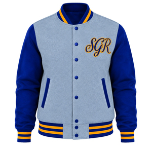 Blouson Bomber Femme Sigma Gamma Rho, Style Universitaire Personnalisé, Logo Brodé, Léger, Décontracté, Streetwear - Product Image 1