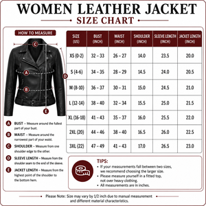 Veste Moto Femme Afernon en Cuir Véritable Respirante à Manches Longues avec Fermeture Éclair et Col Montant Style Automne Couleur Unie - Product Image 6