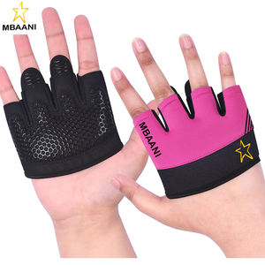 Minimal Gloves, Short Partial Gym Weight Lifting Gloves Grip Pads Extra Grip, Best for Weightlifting, Training, Hand Support - Product Image 2