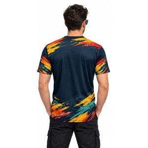 เสื้อยืดตกปลา ยูนิเซ็กซ์ ไซส์พลัส แห้งเร็ว ระบายอากาศ กันลม โพลีเอสเตอร์ พิมพ์ลายแบบซับลิเมชั่น UPF 50 สำหรับกิจกรรมกลางแจ้ง - Product Image 5