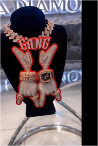 เครื่องประดับฮิปฮอปคุณภาพสูง จี้แฟชั่นรูปสัญลักษณ์รูปมือร็อคแอนด์โรล ชุบทอง 18K ประดับโมอิสซาไนต์ ผ่านการทดสอบ GRA เหมาะสำหรับงานปาร์ตี้ - Product Image 6