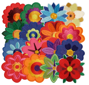 High Quality Embroidered Patches Custom Iron On Chenille Fashion Badges Fabric Clothing Patches for Hats <b>Jackets</b> Bags Jeans Back - Product Image 3