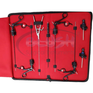 Reusable Laparoscopy Instrument 8Pcs Surgical Laparoscopy Forceps Set Abdominal Surgery Laparoscopic Tools Set By <b>Blush</b> Surgical - Product Image 3