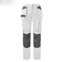 Pantalon de peintre en sergé de polyester épais pour homme, avec plusieurs poches utilitaires, longueur personnalisable et service OEM – Offre Spéciale