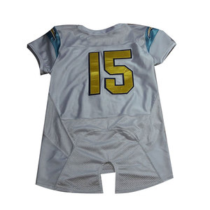 Maillot de football américain personnalisé pour homme, col en V, épaules rayées, respirant, uniforme d'équipe, vêtements de sport, chemises d'entraînement - Product Image 2
