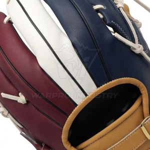 Hand Crafted Leather <b>Baseball</b> Fielding Gloves Comfortable Palm Pocket For Youth Adult <b>Baseball</b> Practice - Product Image 4