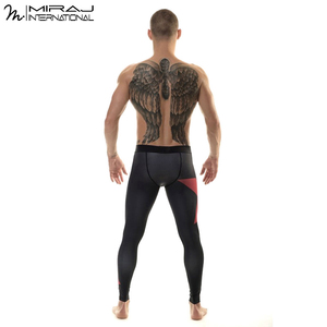 Newest <b>Men's</b> Moisture-Wicking Performance Leggings Durable Gym & Yoga <b>Compression</b> <b>Tights</b> - Non-Restrictive Athletic Wear - Product Image 2