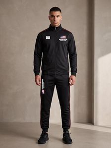 ชุดวอร์มผู้ชาย เสื้อแจ็คเก็ตแทรคสูทและกางเกงจ็อกกิ้งเข้าชุด - Product Image 2