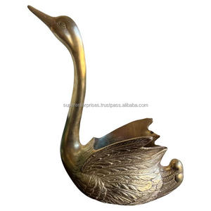 แจกันดอกไม้ทองเหลืองพร้อมที่จับเคลื่อนย้ายได้ง่ายสำหรับที่เดียวกับแจกันและหม้ออีกใบ - Product Image 4