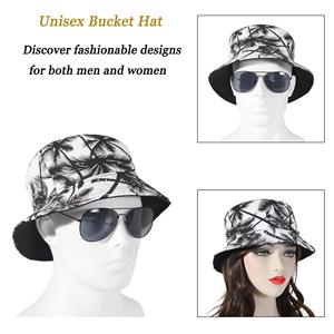 <b>Men</b> Women Printed Fisherman Bucket <b>Hat</b> Packable Travel <b>Sun</b> <b>Hat</b> OEM Supplier - Product Image 6
