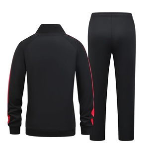 Cheap Windbreaker Regular Fit 100% Cotton Breathable Tracksuit Comfy <b>Men</b> Zip up Polyester Wind Break Track Suit for Unisex - Product Image 3