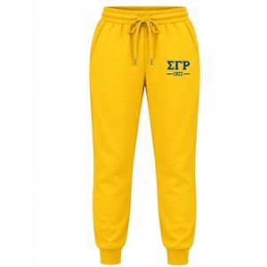 Pantalones Deportivos de Felpa Personalizados con el Logotipo de la Hermandad Sigma Gamma Rho para Mujer, Pantalones Deportivos Casuales para Fitness, Venta al Por Mayor - Product Image 1
